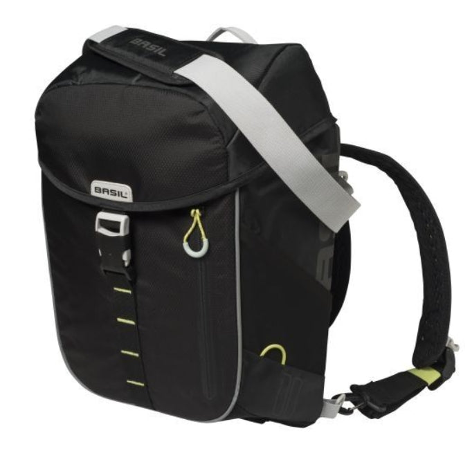 Basil I Miles Daypack 14L Black Lime - DikkeFiets